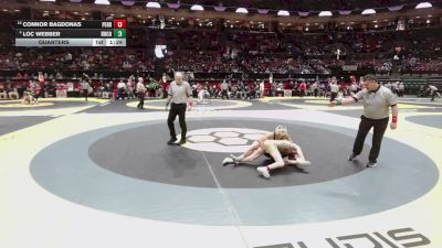 113 lbs Quarters - Connor Bagdonas, Perrysburg vs Loc Webber, Dub. Coffman