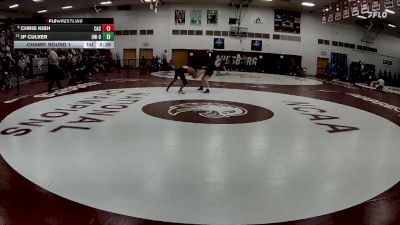 125 lbs Champ. Round 1 - Chris Kish, Carthage College vs JP Culver, Wisconsin-Oshkosh