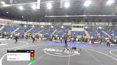 57 lbs Semifinal - Harold Hoffman, Pomona Elite vs Trey Merkley, Uintah WC