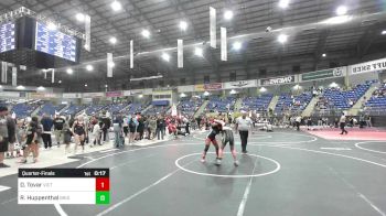 109 lbs Quarterfinal - Dalila Tovar, Victory WC vs Ryland Huppenthal, Brighton WC