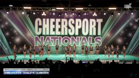 Cheer Athletics - Charlotte - ClassyCats [2026 L3 Junior - Flex - Small - B Day 2] 2026 CHEERSPORT National All Star Cheerleading Championship