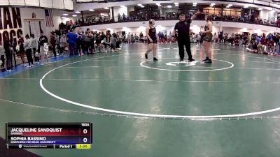 160A Champ. Round 2 - Jacqueline Sandquist, Gannon vs Sophia Bassino, Northern Michigan University