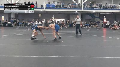 184 lbs Round Of 32 - Brian Burburija, Air Force Academy vs Daniel Gurovich, Pitt - UnAttached