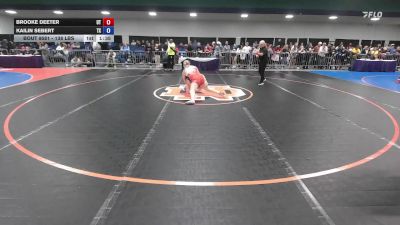 138 lbs Consi Of 16 #2 - Brooke Deeter, UT vs Kailin Sebert, TX