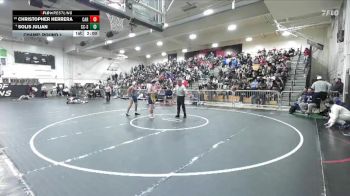 138 lbs Champ. Round 1 - Christopher Herrera, Carter vs Solis Julian, Calvary Chapel/SA