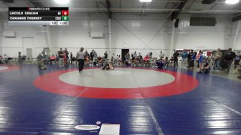 96 lbs Rr Rnd 3 - Lincoln English, Morris Fitness Orange MS vs Channing Cherney, Storm MS