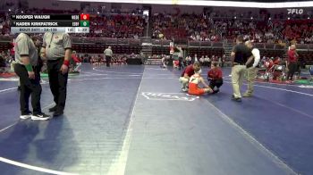 2A-138 lbs Cons. Round 4 - Kooper Waugh, West Delaware, Manchester vs Kaden Kirkpatrick, Eddyville-Blakesburg-Fremont