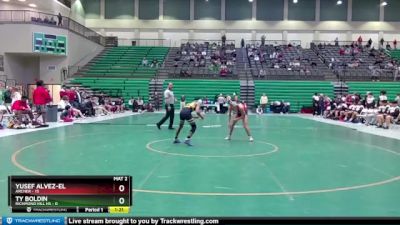 120 lbs 2nd Wrestleback (16 Team) - Ty Boldin, Richmond Hill HS vs Yusef Alvez-El, Archer