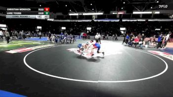 132 lbs Cons. Round 1 - Christian Mendoza, Prosser vs Luke Young, Gig Harbor