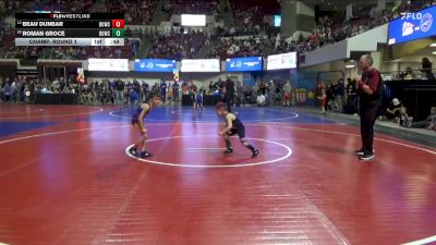52 lbs Champ. Round 1 - Beau Dunbar, Ambush Wrestling vs Roman Groce, Butte Wrestling Club