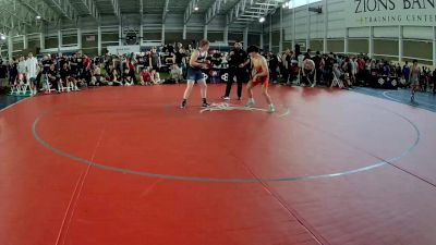 165 lbs Champ. Round 1 - Thomas DeBoer, California vs Coleton Rasmussen, Utah