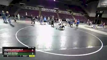 104 lbs Round 3 - Jackson Santaniello, Widefield Wrestling Club vs Malakai DuVall, Team Pueblo Wrestling