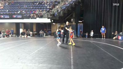 67 lbs Cons. Rd Of 16 - MASON HORMAN, Thoroughbred Wrestling Academy vs Austin Haure, Team Nazar