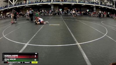 88 lbs Round 4 (6 Team) - Moriah Andre, Mat Assassins Red vs Ryan Walsh, SEPA