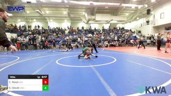 70 lbs Quarterfinal - Lucas Smith, Pocola Youth Wrestling vs Kirk Walker III, Tulsa Blue T Panthers