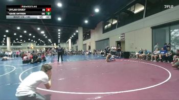 144 lbs 3rd Place Match - Gage Ahysen, Raider Wrestling Club vs Dylan Couey, Woodland Wrestling