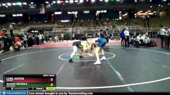 195 lbs Cons. Round 7 - Luke Justice, Summit vs Kason Nichols, Buchholz