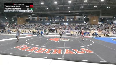 106 lbs Champ. Round 1 - Preston Jackson, Montgomery County vs Jamarion Sanders, LaRue County