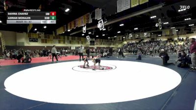67 lbs Champ. Round 1 - Davina Chavez, Gold Rush Wrestling vs Adrian Morales, So Cal Hammers Wrestling
