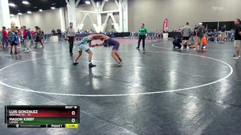 165 lbs Round 4 (10 Team) - Mason Kirby, Lapeer vs Luis Gonzalez, Westsdie WC