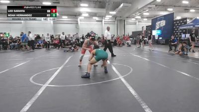 132 lbs Round 1 (10 Team) - Leo Saravia, Maryland Mallets vs Noah Hernandez, New England Gold