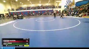 120 lbs Semifinal - Hoyt Hvass, Lewiston vs Stryker Huston, Timberlake