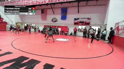 HS 140 lbs Cons. Semi - Teyanna Fields, LAWTON vs Keylee Harvey, CACHE