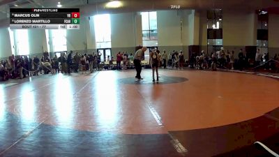 77 lbs Cons. Round 3 - Marcus Olin, Virginia Ramblers vs Lorenzo Martillo, Great Neck Wrestling Club