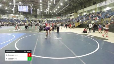 138 lbs Consi Of 8 #2 - Joe Juenger, Black Hills Wr Acd vs Xzavier Salazar, NM Bad Boyz