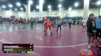 175 lbs Round 1 (10 Team) - Pierce Ram, The Firemen Blue vs Aryeh Rosenberg, Youth Impact Center Orange