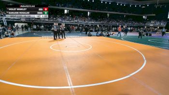 5A 190 lbs Champ. Round 1 - Darlene Rosales, Fort Worth South Hills vs Violet Winkley, Anna
