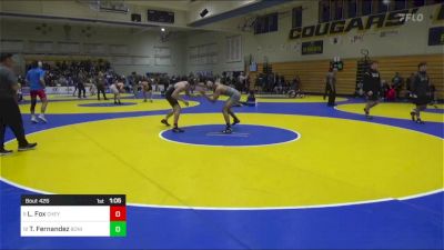 153 lbs Round Of 16 - Liam Fox, Cheyenne East (WY) vs Tristan Fernandez, Bonita