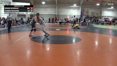 141 lbs Quarterfinal - Ronan Schuelke, McKendree vs Carsen Richards, Lake Erie College
