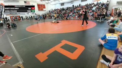 77 lbs Semifinal - Rhett Goolsbey, Powell Middle School vs Aksel Polson, Thermopolis Middle School