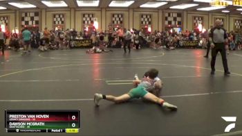 78 lbs Quarterfinal - Dawson Mcgrath, Unattached vs Preston Van Hoven, Legacy Dragons