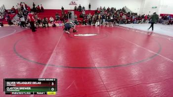 285 lbs Champ. Round 2 - Clayton Brewer, ThunderRidge vs Silver Velasquez DeLao, Overland