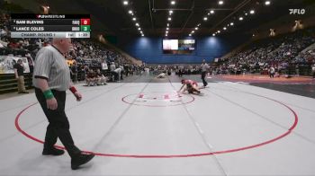 3 - 150 lbs Champ. Round 1 - Sam Blevins, Fauquier vs Lance Coles, Brookville