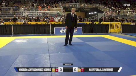 Kingsley-Akaiyus Domingo Rosario vs Harvey Charles Hayhurst 2025 Pan Kids Jiu-Jitsu IBJJF Championship