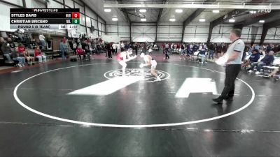 132 lbs Round 5 (8 Team) - Christian Briceno, Millard vs Styles Davis, Hurricane