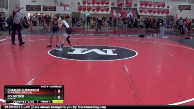 75 lbs Semifinal - Bo Becker, Hudson vs Charles Gustafson, No Nonsense Wrestling