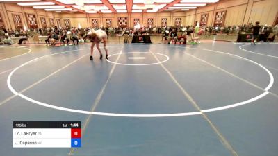 175 lbs Round Of 16 - Zach LaBryer, Pa vs James Capasso, Ny