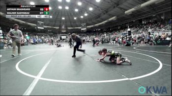 55 lbs Round Of 32 - Arthur Brashears, Piedmont vs Walker Gastineau, Standfast