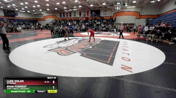 157 lbs Champ. Round 1 - Luke Dolan, Otterbein vs Ryan Forrest, John Carroll University