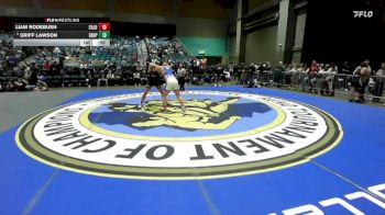 215 lbs Cons. Semi - Liam Rodebush, Caldwell vs Griff Lawson, El Dorado