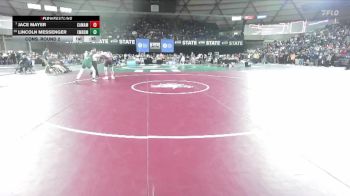 Boys 4A 157 lbs Cons. Round 2 - Jace Mayer, Camas vs Lincoln Messenger, Emerald Ridge