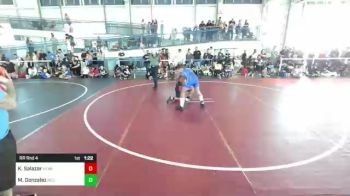 122 lbs Rr Rnd 4 - Kai Salazar, Hemet Youth WC vs Max Gonzalez, Red Wave WC