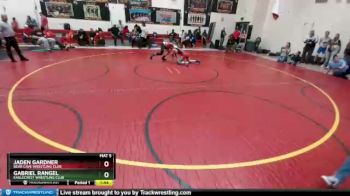 152 Boys Semifinal - Jaden Gardner, Bear Cave Wrestling Club vs Gabriel Rangel, Eaglecrest Wrestling Club