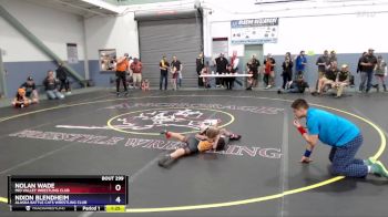 67 lbs Quarterfinal - Nolan Wade, Mid Valley Wrestling Club vs Nixon Blendheim, Alaska Battle Cats Wrestling Club