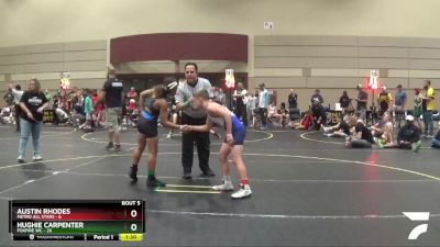 107 lbs Round 2 (6 Team) - Austin Rhodes, Metro All Stars vs Hughie Carpenter, Foxfire WC