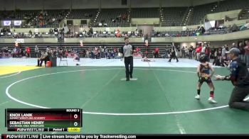45 lbs Round 3 - Sebastian Henry, La Crosse Area Wrestlers vs Knox Lanik, Summit Wrestling Academy